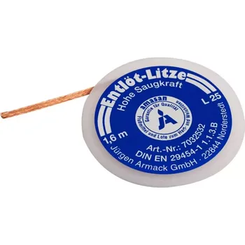 Držák baterie Licna pro odsávání cínu 2mm/1,5m