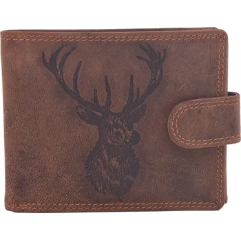 Peněženka Pánská peněženka MERCUCIO světlehnědá embos jelen 2911906