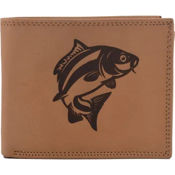 Peněženka Pánská peněženka MERCUCIO natural vzor 25 kapr plný 2911911