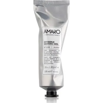 Amaro Invisible Shaving Gel - průhledný gel na holení 125 ml