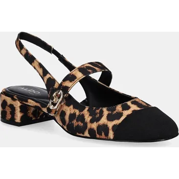 Dámské lodičky Lodičky Aldo AGATHE hnědá barva, na podpatku, s odkrytou patou, 14051760 14051760.AGATHE 88X, EUR 38