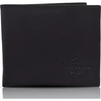 Peněženka Malá kožená peněženka MERCUCIO černá 2311040
