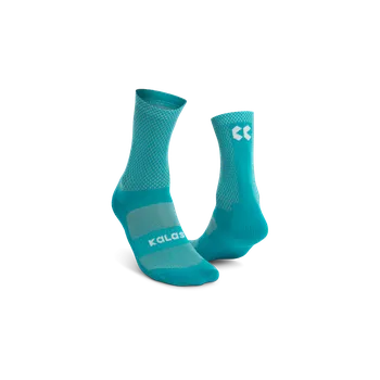 Pánské ponožky Cyklistické ponožky KALAS Z5 | Ponožky Vysoké Verano | Caribbean sea Blue Velikost: 37-39