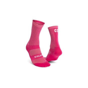 Pánské ponožky Cyklistické ponožky KALAS Z5 | Ponožky Vysoké Verano | Raspberry Red Velikost: 37-39