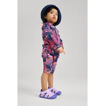 Dámské oblečení Jednodílné dětské plavky Reima Moomin Sandig 5200357A.G.PPYA růžová 34X, vel. 98