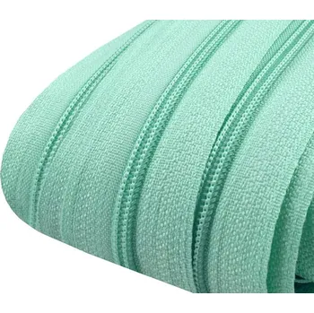 Zip Zip spirálový šíře 3 mm metráž - modrý azuro - 1m