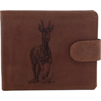 Peněženka Pánská peněženka MERCUCIO světlehnědá vzor 9 srnec 2911906