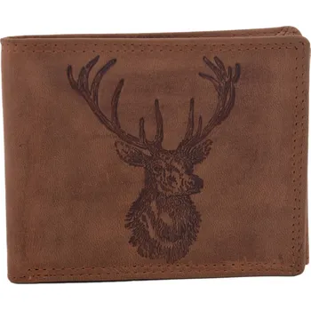 Peněženka Pánská peněženka MERCUCIO světlehnědá embos jelen 2911908