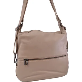 Kabelka Mercucio Dámská kožená kabelka béžová 250701