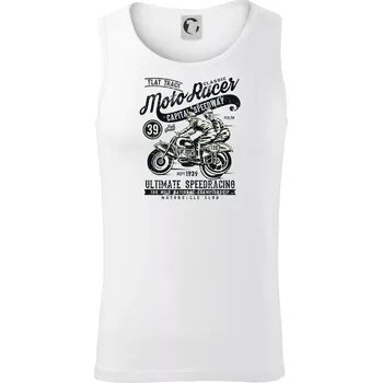 Moto Racer Classic - Tílko pánské Core - 2XL ( Bílá )