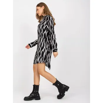 Dámské šaty Šaty TO SK 1103 22.18 černobílé S