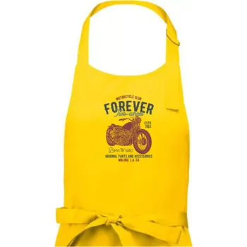 Kuchyňská zástěra Malibu parts - two wheel - Dámská zástěra na vaření - Univerzální velikost ( Žlutá )
