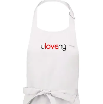Kuchyňská zástěra Ulovená a ulovený - Pánská zástěra na vaření - Univerzální velikost ( Bílá )