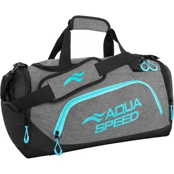 Sportovní taška Aqua-Speed Duffle Bag M sportovní taška šedá-tyrkysová