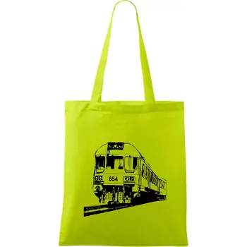 Vlak 854 - Taška bavlněná - 42 x 38 cm ( Limetková )