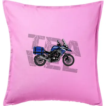 Polštář Cestovní enduro modré - Polštář 50x50 - 50x50 - Pouze potah ( Růžová )