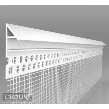 Stavební profil LIKOV LX-AT lišta ukončovací atiková délka 2,5m, omítka 6mm