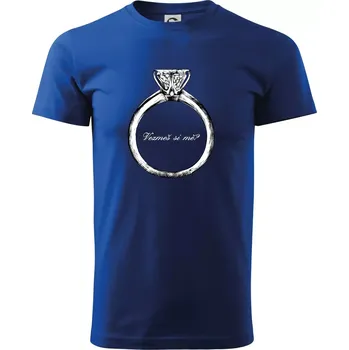 Pánské tričko Vezmeš si mě? - Triko extra velké (5-8XL) - 6XL ( Královská modrá )