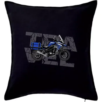 Polštář Cestovní enduro modré - Polštář 50x50 - 50x50 - Pouze potah ( Černá )