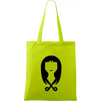 Dámská kadeřnice - Taška bavlněná - 42 x 38 cm ( Limetková )