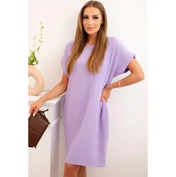 Dámské šaty Šaty s kapsami světle fialová UNI