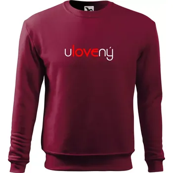 Pánská mikina Ulovená a ulovený - Mikina Essential pánská - 2XL ( Garnet )