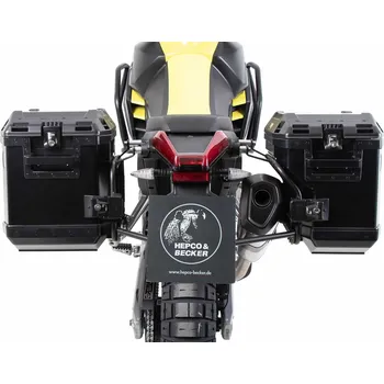 Zavazadlo na motocykl Hepco & Becker Kufry Hepco Becker Xplorer Cutout na Aprilia Tuareg 660 (22-24) 40-37l černé