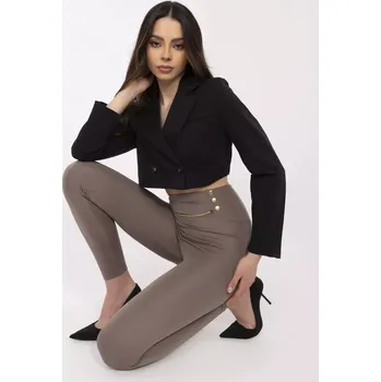 Dámské legíny Legíny CLM LG 1382.01P hnědé S