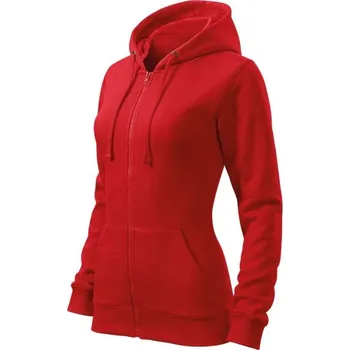 Dámská mikina Dámská mikina Trendy Zipper W MLI-41107 - Malfini červená XXL