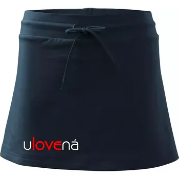 Dámská sukně Ulovená a ulovený - Sportovní sukně - two in one - S ( Námořní modrá (velmi tmavá - téměř černá) )
