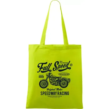 Full Speed - Taška bavlněná - 42 x 38 cm ( Limetková )