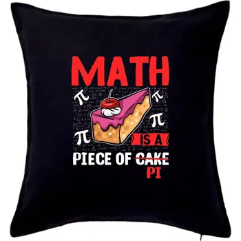 Polštář Math piece of pi - Polštář 50x50 - 50x50 - Pouze potah ( Černá )