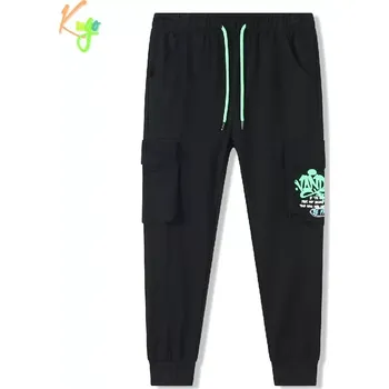 Chlapecké oblečení Chlapecké tepláky Kugo MT9833 černé