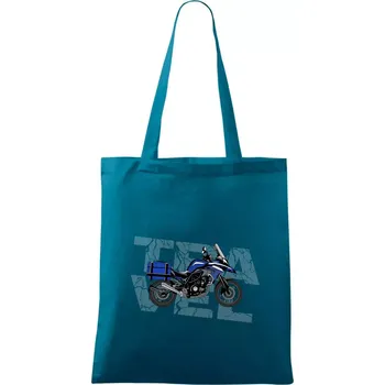 Cestovní enduro modré - Taška bavlněná - 42 x 38 cm ( Petrolejová )