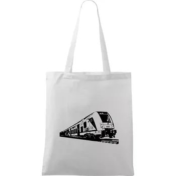 Vlak 641 - Taška bavlněná - 42 x 38 cm ( Bílá )