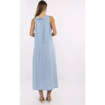 Dámské šaty Šaty DHJ SK A7969.89 modré jedna velikost