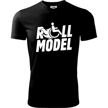 Chlapecké tričko Roll model - Dětské triko sportovní (dresovina) - 146 cm/10 let ( Černá )