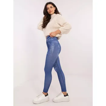 Dámské legíny Legíny NM LG NOU012.21 modrá S/M