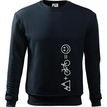 Chlapecké tričko Hory kolo úsměv - Mikina Essential dětská - 158 cm/12 let ( Námořní modrá (téměř černá) )