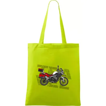 Nákupní taška Cestovní enduro červená - Taška bavlněná - 42 x 38 cm ( Limetková )
