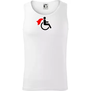 Super vozíčkář - Tílko pánské Core - M ( Bílá )