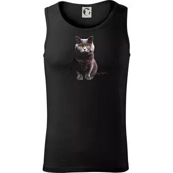 Pánské termoprádlo Britská kočka černá fotka - Tílko pánské Core - XL ( Černá )