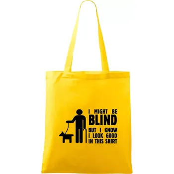 I might be blind - Taška bavlněná - 42 x 38 cm ( Žlutá )