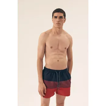 Pánské plavky PLAVECKÉ ŠORTKY RIVAL 42609 SS25 NAVY BLUE-RED M