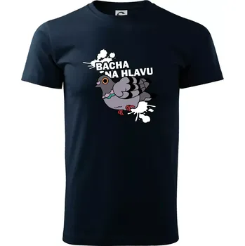 Bacha na hlavu - Triko extra velké (5-8XL) - 8XL ( Námořní modrá (velmi tmavá - téměř černá) )