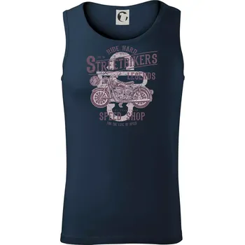 Street Bikers - Tílko pánské Core - XL ( Námořní modrá (velmi tmavá - téměř černá) )