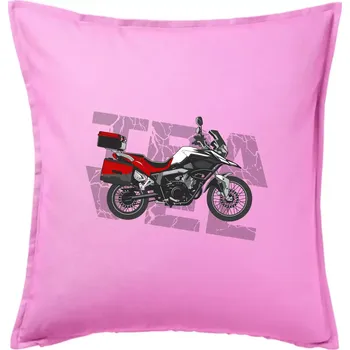 Polštář Cestovní enduro červená - Polštář 50x50 - 50x50 - Pouze potah ( Růžová )