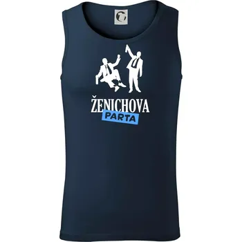 Ženichova parta alkohol - Tílko pánské Core - L ( Námořní modrá (velmi tmavá - téměř černá) )