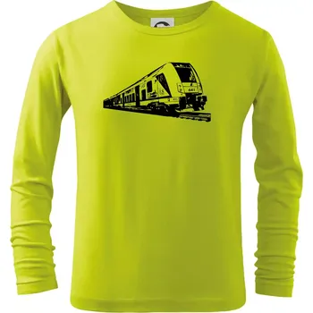 Dětská móda Vlak 641 - Triko dětské Long Sleeve - 104-110cm / 3-4 roky ( Limetková )