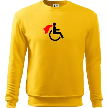 Pánská mikina Super vozíčkář - Mikina Essential pánská - 3XL ( Žlutá )